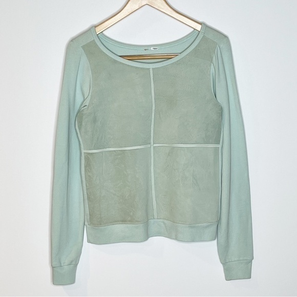 BAILEY 44 Katherine Suede Front Sweatshirt Size Small - Picture 1 of 9